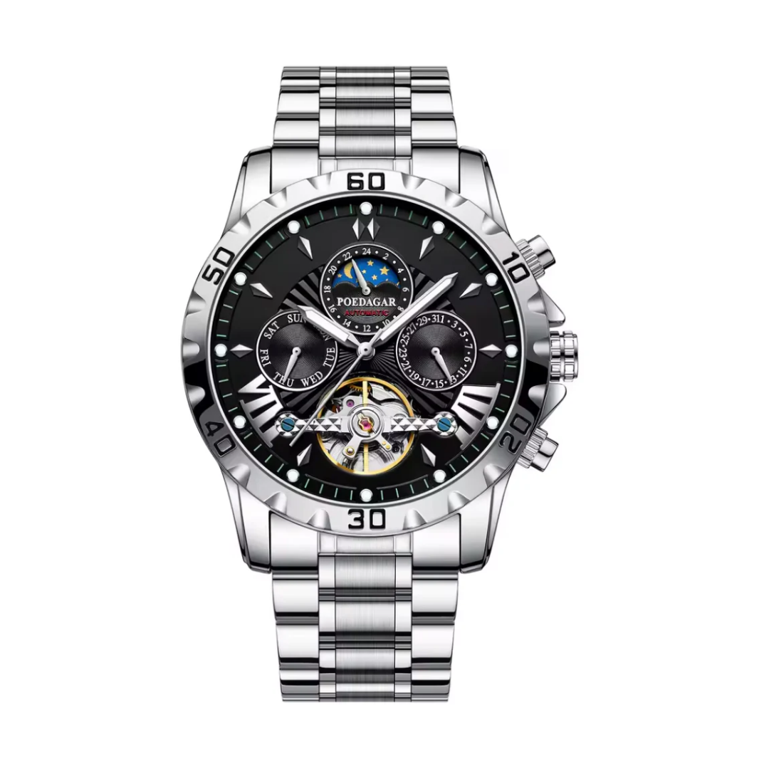 Titan Chrono X - Valmère® Luxury Men's Chronograph Watch Gold & Silver