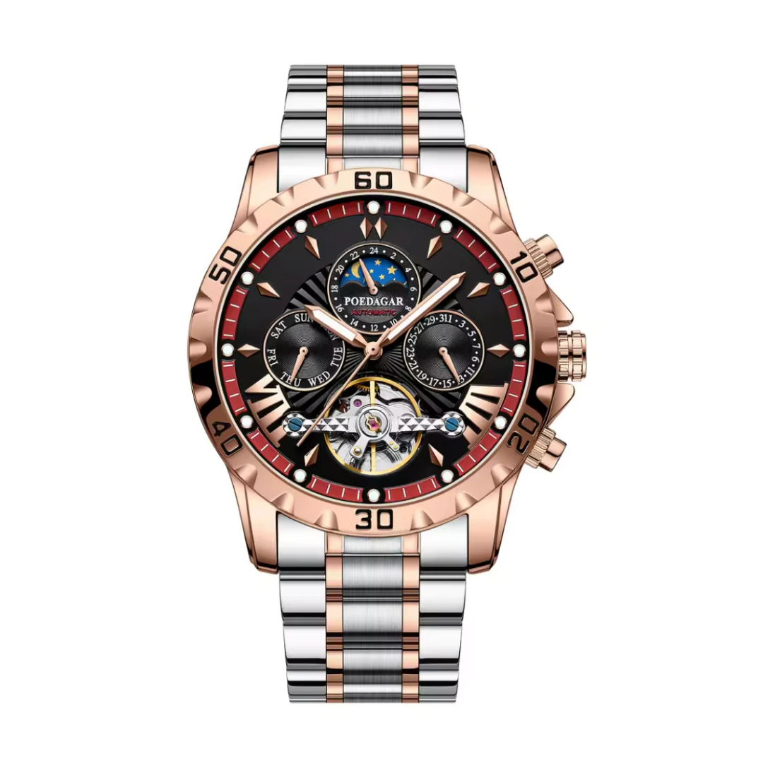 Titan Chrono X - Valmère® Luxury Men's Chronograph Watch Gold & Silver