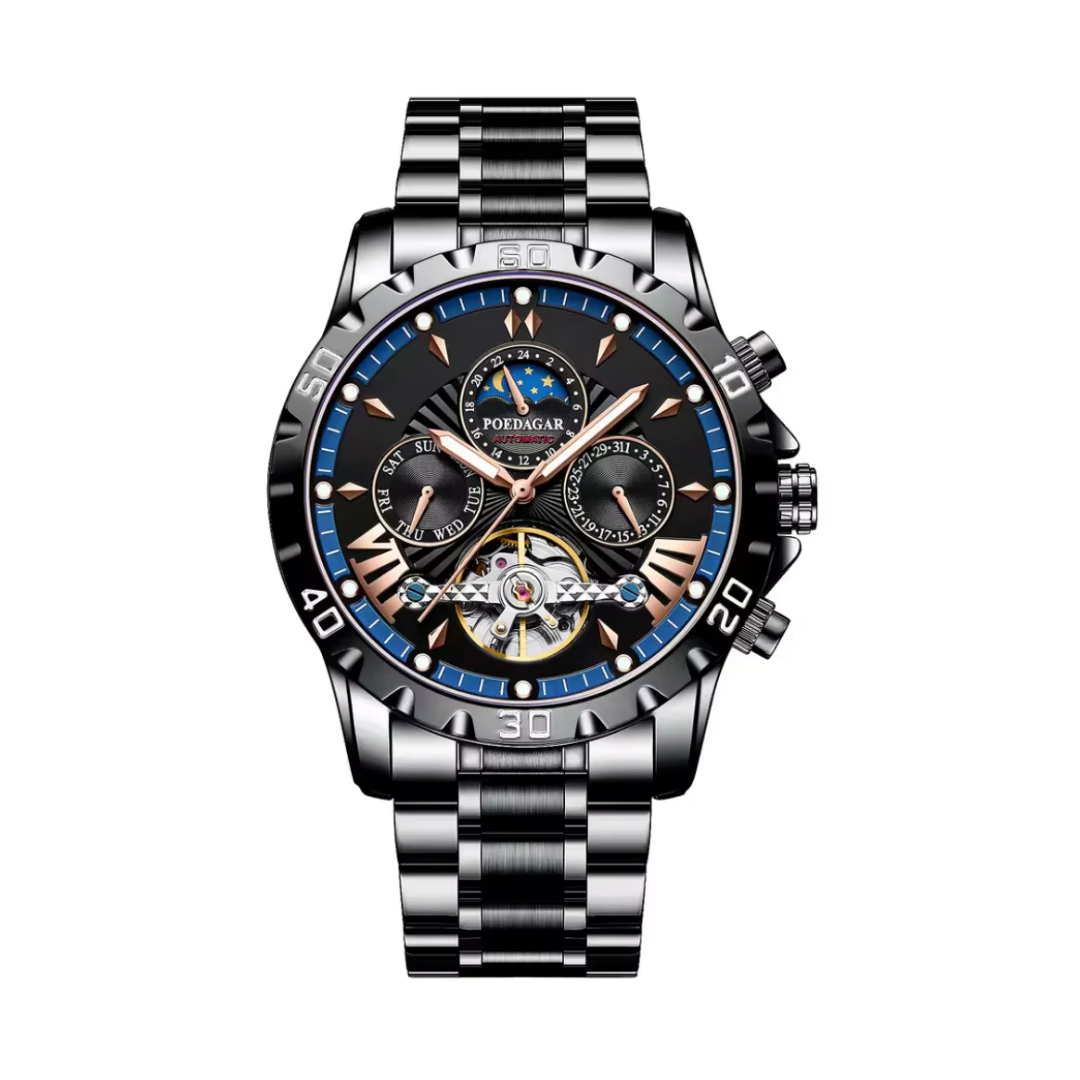 Titan Chrono X - Valmère® Luxury Men's Chronograph Watch Gold & Silver