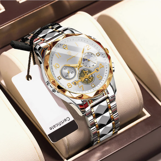 AstroVanta - Valmère® Luxury Men's Automatic Watch Gold & Silver