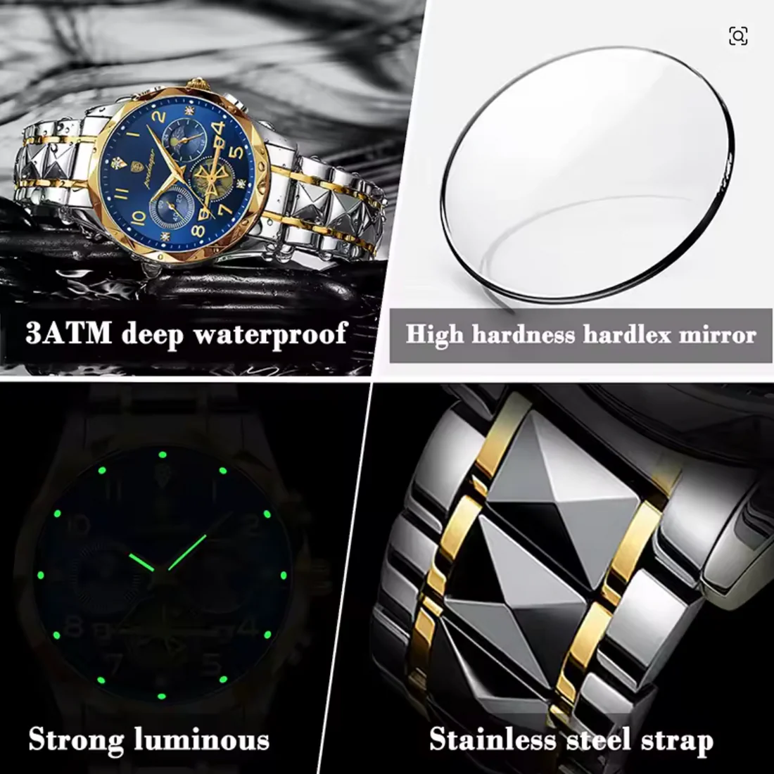 AstroVanta - Valmère® Luxury Men's Automatic Watch Gold & Silver