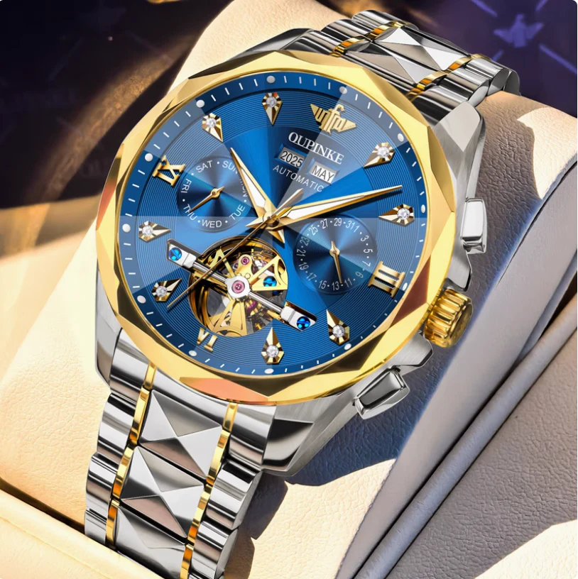 AstroVanta - Valmère® Luxury Men's Automatic Watch Gold & Silver