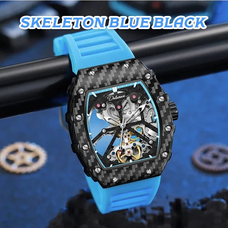 The Warrior 4.0 - Unisex Mechanical Watch - Skeleton Dial, Automatic Edgy Watch