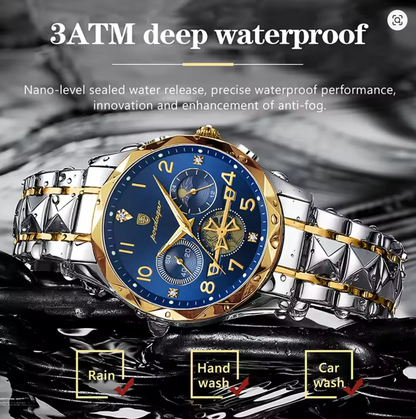AstroVanta - Valmère® Luxury Men's Automatic Watch Gold & Silver