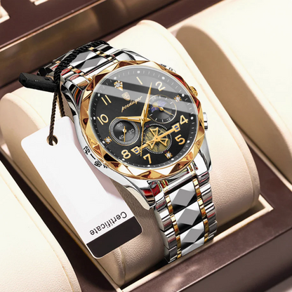 AstroVanta - Valmère® Luxury Men's Automatic Watch Gold & Silver