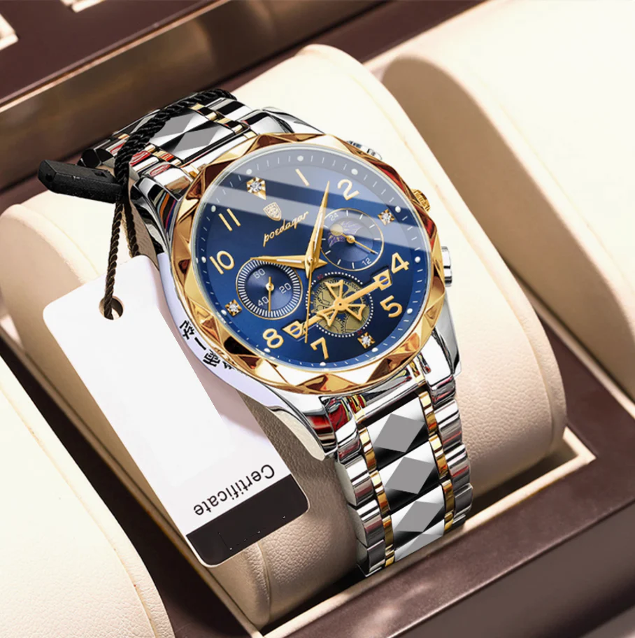 AstroVanta - Valmère® Luxury Men's Automatic Watch Gold & Silver
