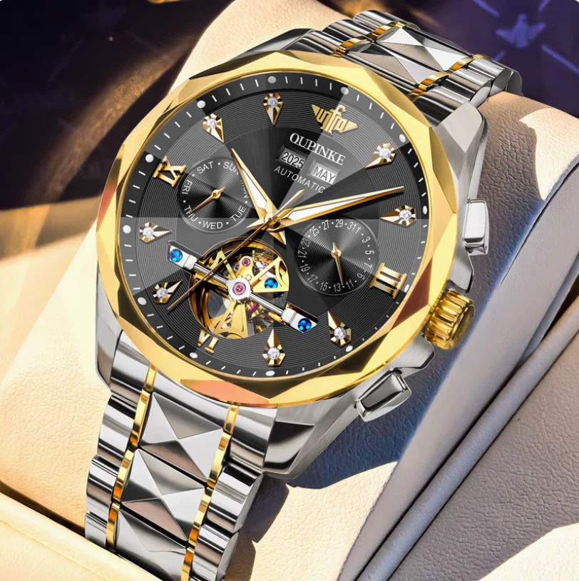 AstroVanta - Valmère® Luxury Men's Automatic Watch Gold & Silver
