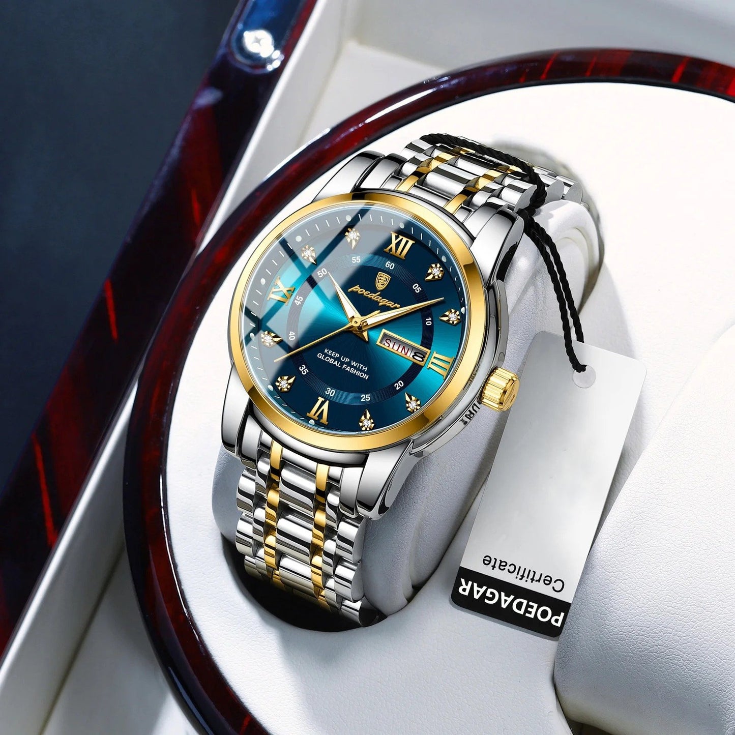 Imperion — Poedagar Lüks İki Renkli (Two-Tone) Erkek Quartz Saat