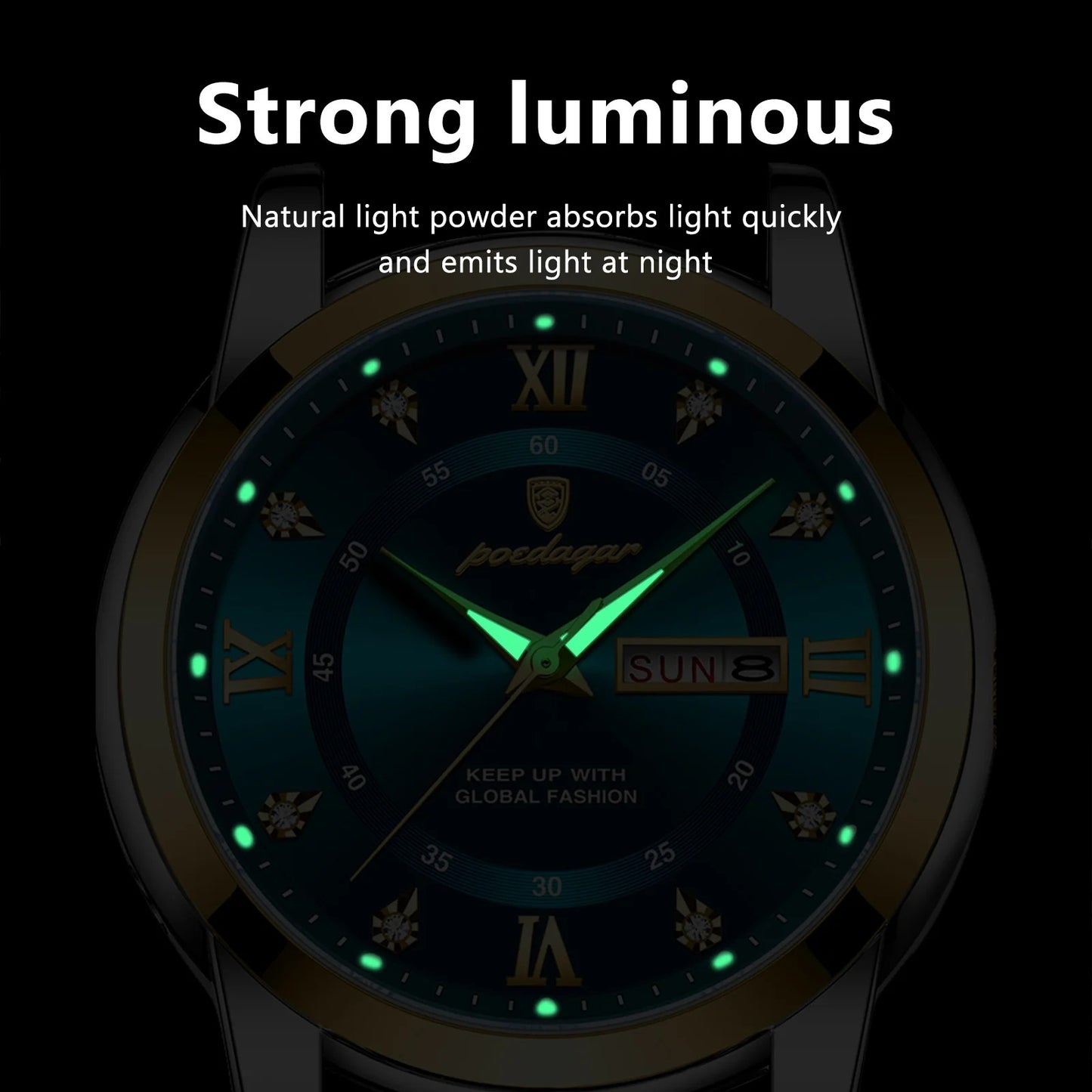 Imperion — Poedagar Lüks İki Renkli (Two-Tone) Erkek Quartz Saat