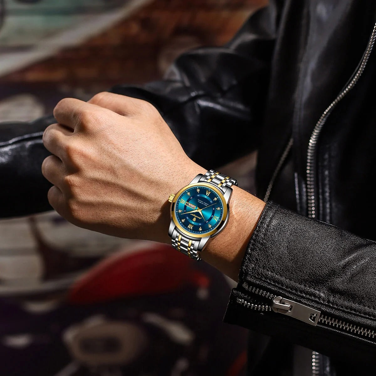 Imperion — Poedagar Lüks İki Renkli (Two-Tone) Erkek Quartz Saat